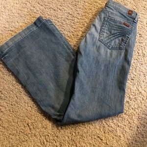 Girls 7 for all Mankind dojo jeans with crystals